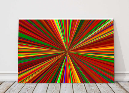 Pattern colours modern art canvas picture print