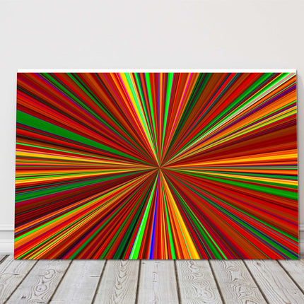 Pattern colours modern art canvas picture print