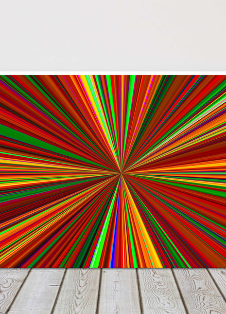 Pattern colours modern art canvas picture print