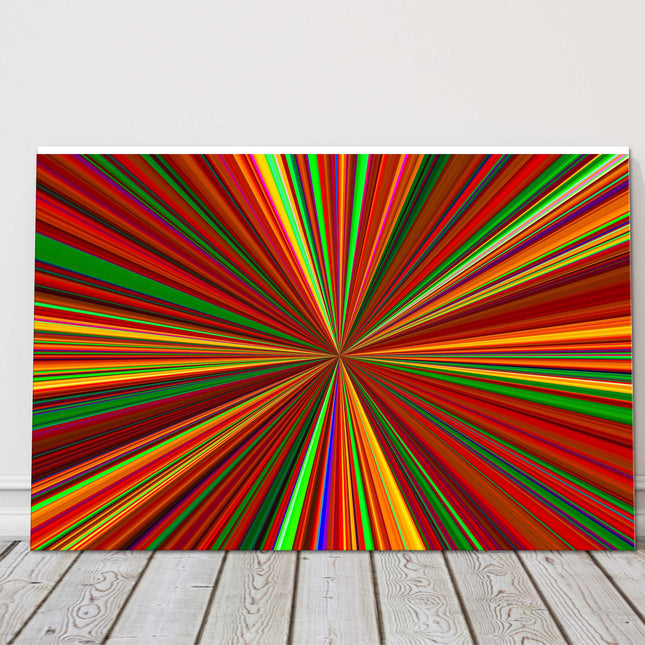 Pattern colours modern art canvas picture print