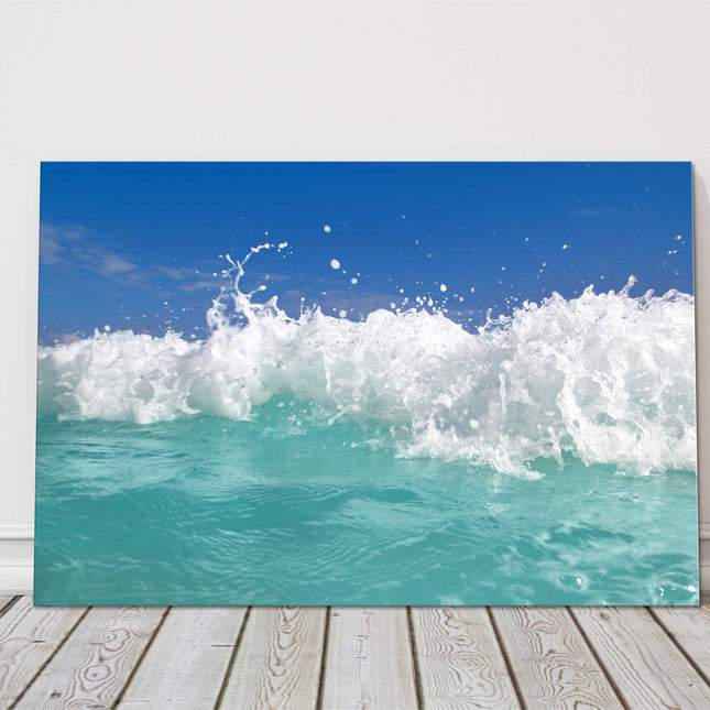 Tropical Caribbean ocean. Canvas picture Print. Ideal gift