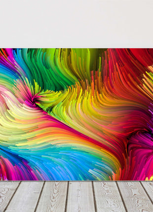Colour pattern. Multi-coloured wall art. Canvas picture print.