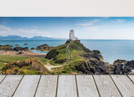 Llanddwyn Island, Anglesey, North Wales. Panoramic canvas picture print.coastal