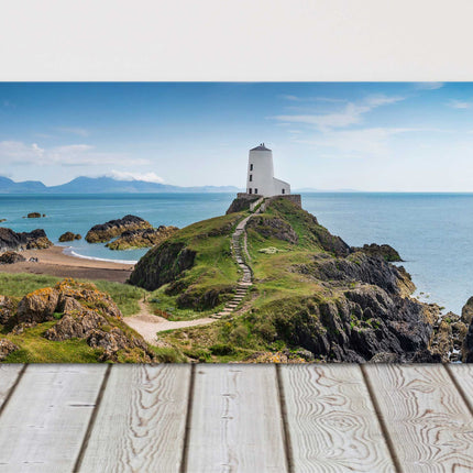 Llanddwyn Island, Anglesey, North Wales. Panoramic canvas picture print.coastal