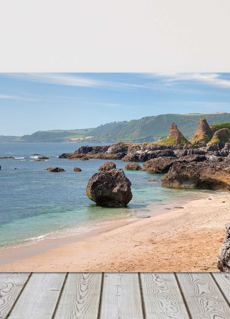 Mattiscombe Sands devon coastline canvas picture print landscape