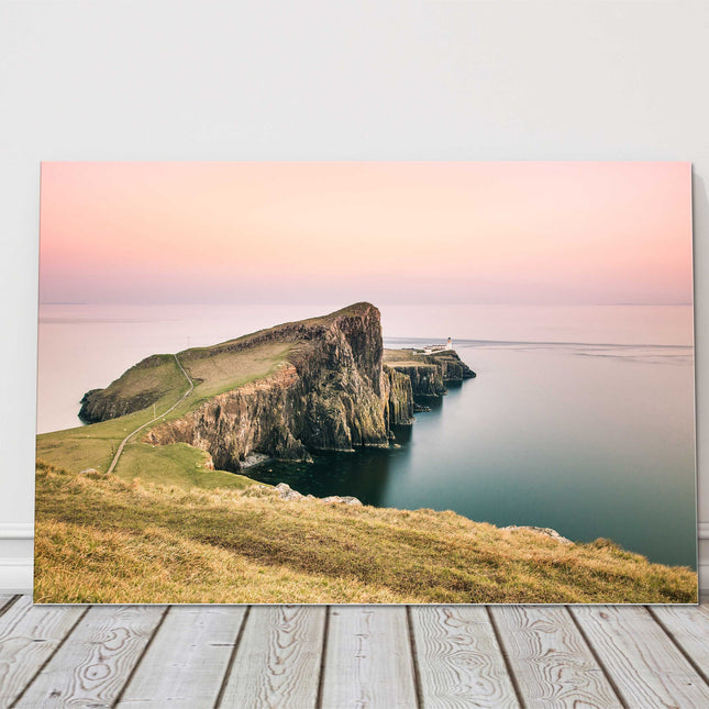 Neist Point Lighthouse, Isle of Skye, Scotland. Canvas picture print