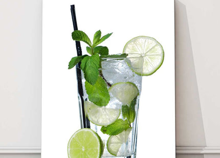 Mojito cocktail, ideal kitchen canvas picture print