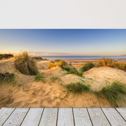 Sand dunes sunrise beach picture landscape canvas picture print