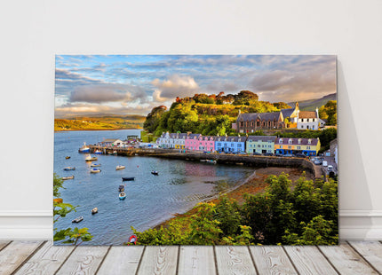 Portree, Isle of Skye, Scotland. Canvas Print Wall décor