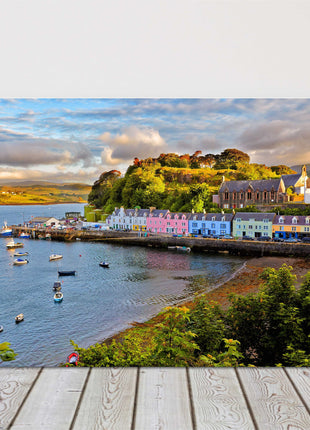 Portree, Isle of Skye, Scotland. Canvas Print Wall décor