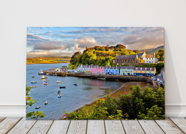 Portree, Isle of Skye, Scotland. Canvas Print Wall décor