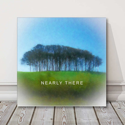 Nearly There Trees in Devon on the way to cornwall canvas picture print