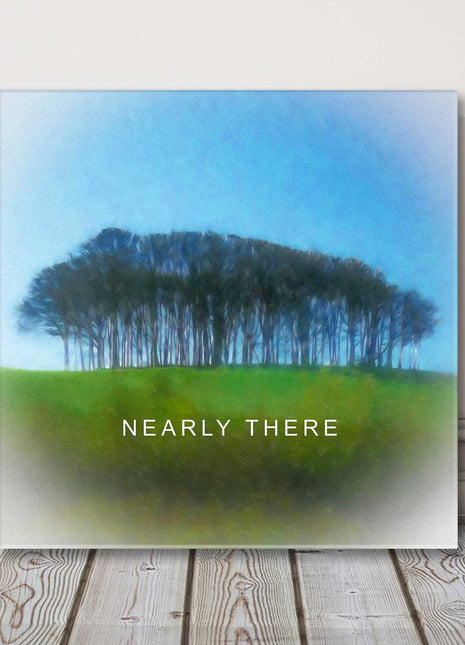 Nearly There Trees in Devon on the way to cornwall canvas picture print