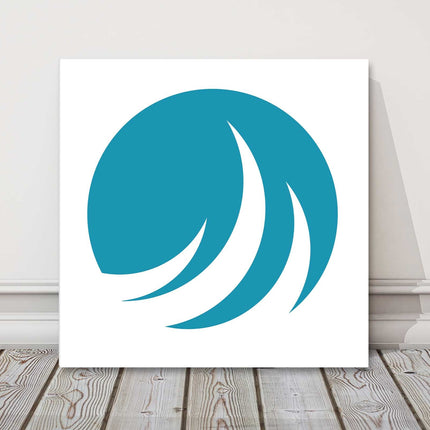 Surf wave art work modern canvas picture print