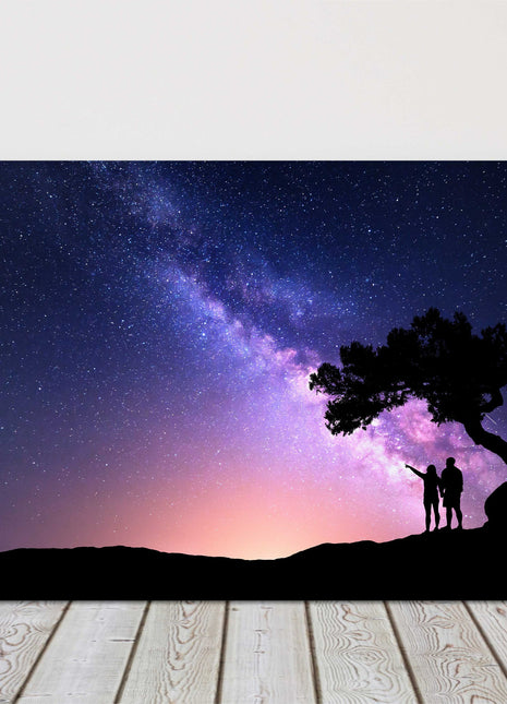 Milky Way starry night. Canvas Print for home or office. Ideal gift birthday