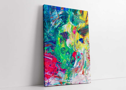 Colourful abstract image. Bright background. Canvas picture print. Ideal gift, bright wall art for any room.