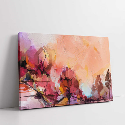 Abstract Oil painting. Printed and framed as a canvas picture print.