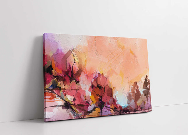 Abstract Oil painting. Printed and framed as a canvas picture print.