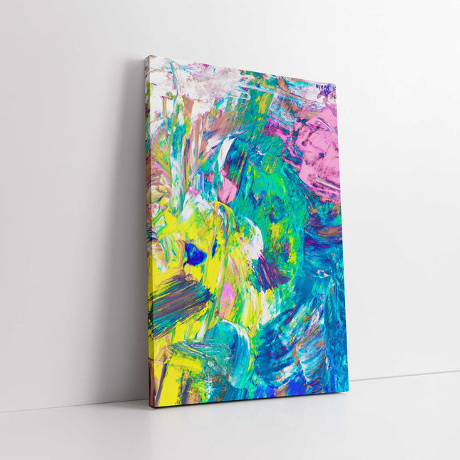 Colourful abstract image. Bright art work modern . Canvas picture print.