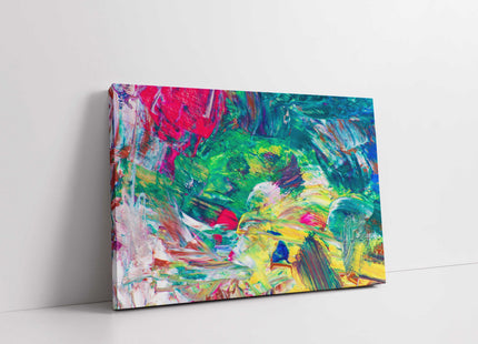 Abstract image. Canvas picture print. Bright coloured.