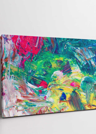 Abstract image. Canvas picture print. Bright coloured.