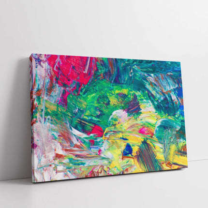 Abstract image. Canvas picture print. Bright coloured.