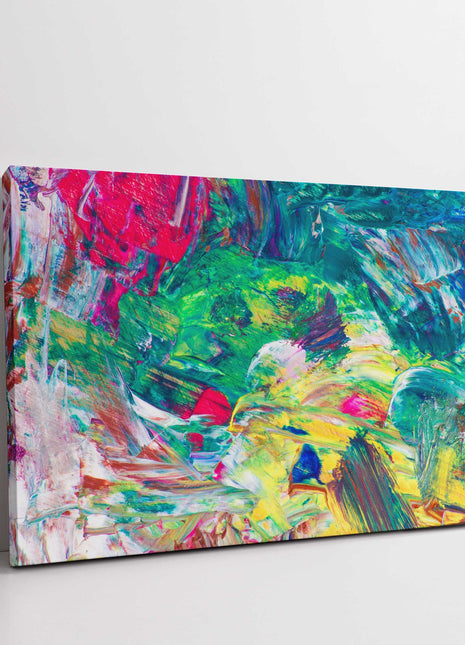 Abstract image. Canvas picture print. Bright coloured.
