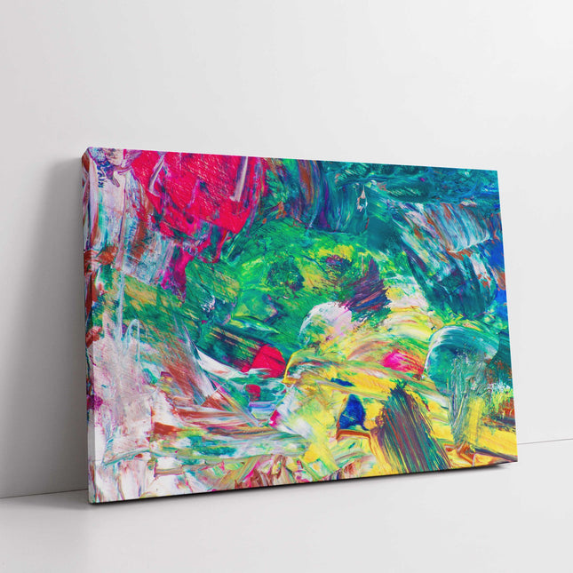 Abstract image. Canvas picture print. Bright coloured.