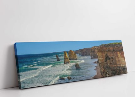 the twelve apostles, Australia waves crashing canvas picture print