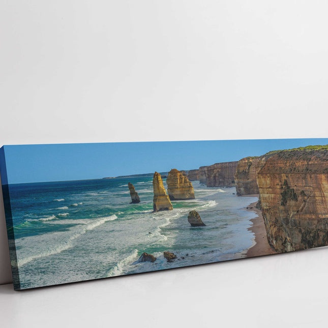 the twelve apostles, Australia waves crashing canvas picture print
