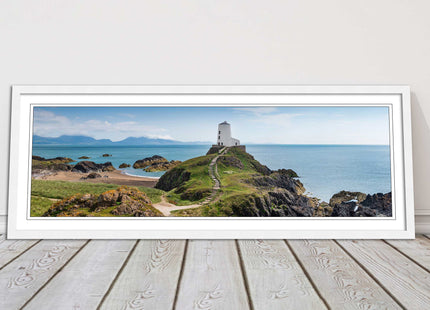 Llanddwyn Island and lighthouse, Anglesey, North Wales. Framed picture choice