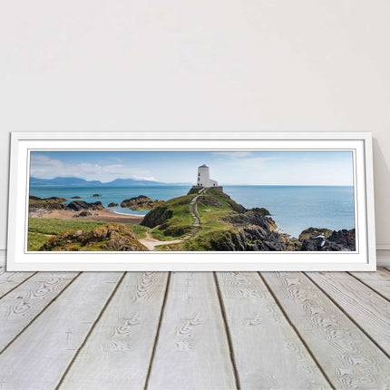 Llanddwyn Island and lighthouse, Anglesey, North Wales. Framed picture choice