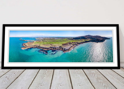 north stack and holyhead anglesey north waves Framed picture choice frames