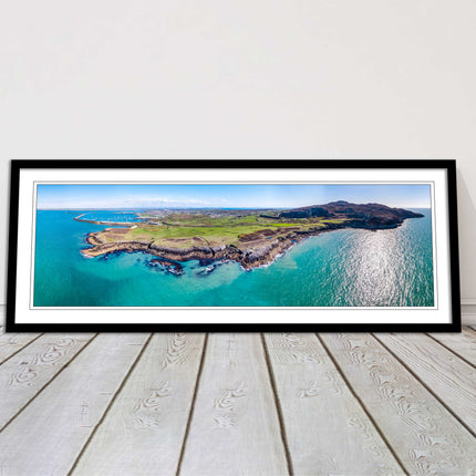 north stack and holyhead anglesey north waves Framed picture choice frames