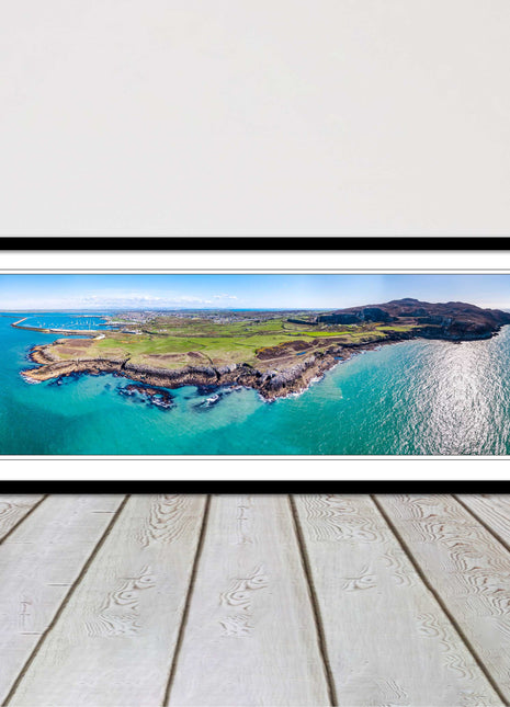 north stack and holyhead anglesey north waves Framed picture choice frames