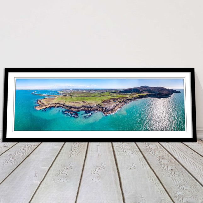 north stack and holyhead anglesey north waves Framed picture choice frames