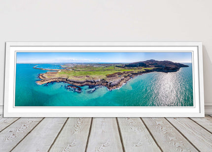 north stack and holyhead anglesey north waves Framed picture choice frames