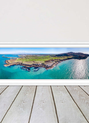 north stack and holyhead anglesey north waves Framed picture choice frames