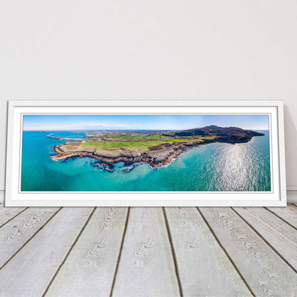 north stack and holyhead anglesey north waves Framed picture choice frames