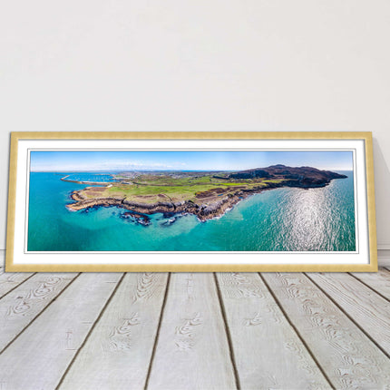 north stack and holyhead anglesey north waves Framed picture choice frames