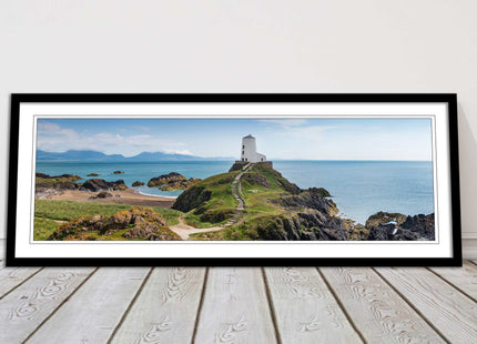 Llanddwyn Island and lighthouse, Anglesey, North Wales. Framed picture choice