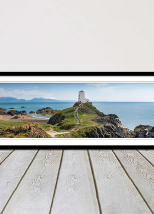 Llanddwyn Island and lighthouse, Anglesey, North Wales. Framed picture choice