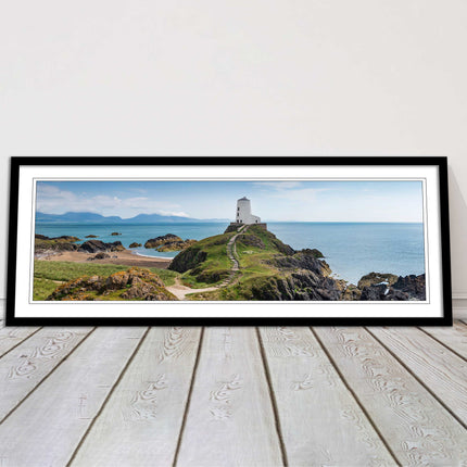 Llanddwyn Island and lighthouse, Anglesey, North Wales. Framed picture choice