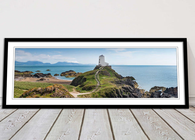 Llanddwyn Island and lighthouse, Anglesey, North Wales. Framed picture choice