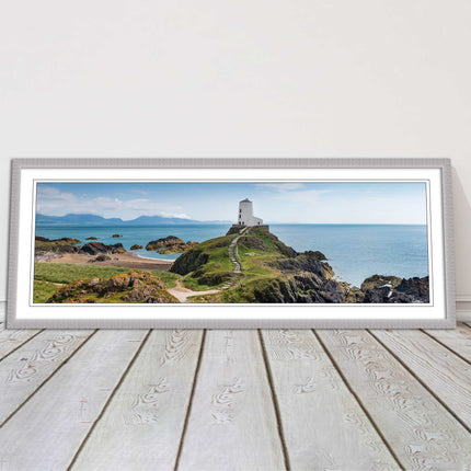 Llanddwyn Island and lighthouse, Anglesey, North Wales. Framed picture choice