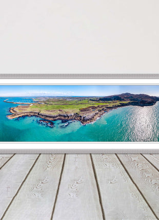 north stack and holyhead anglesey north waves Framed picture choice frames