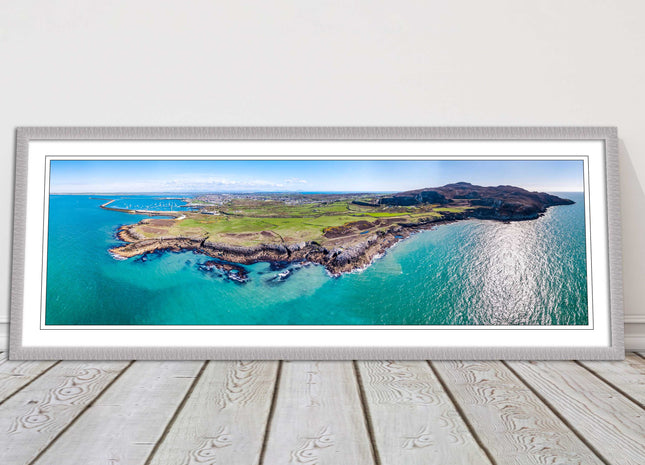 north stack and holyhead anglesey north waves Framed picture choice frames