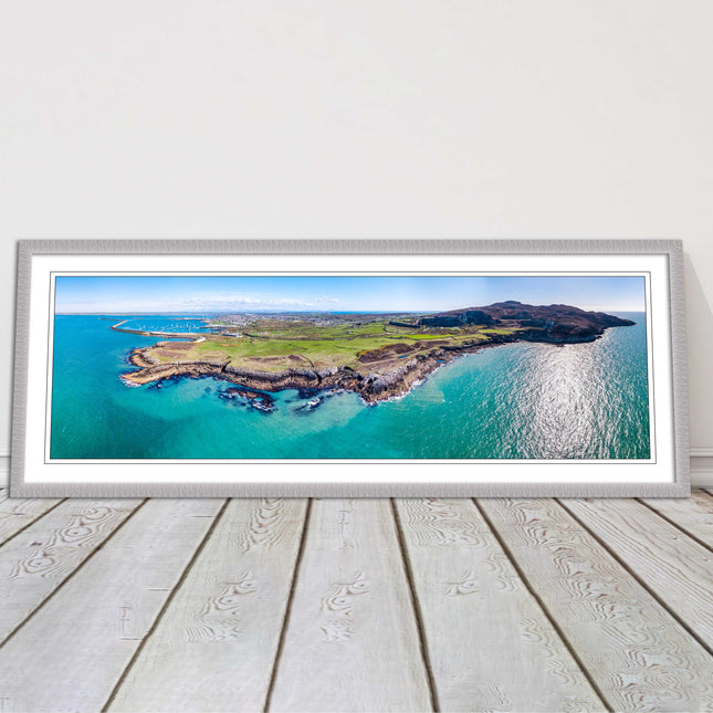 north stack and holyhead anglesey north waves Framed picture choice frames