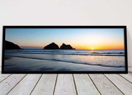 Holywell Bay framed picture and print included ready to hang wall art home decor