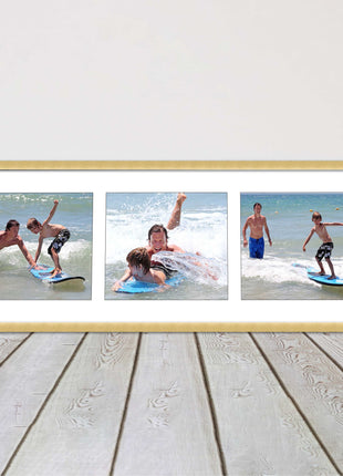 my picturesprinted and framed choice of frame any 3 pictures customised